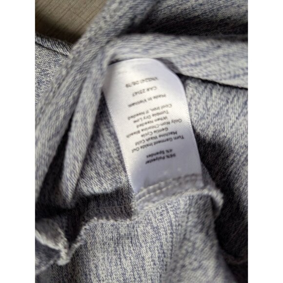 Talbots Petite Heather Gray Short Sleeve Knit Top Size L/P - Picture 5 of 8
